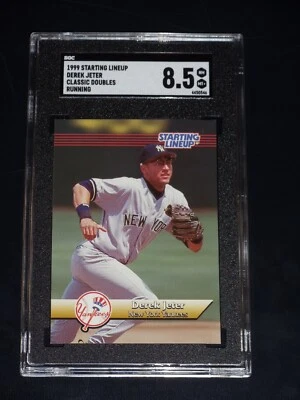 1999 Starting Lineup Derek Jeter Classic Doubles Running SGC 8.5 NM-MINT+ RARE! - Image 1 of 2