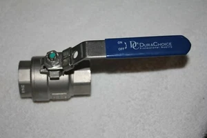 Dura Choice 1" Stainless Steel 316 Ball Valve Full Port Body apr21 #F - Picture 1 of 6