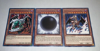 Yugioh Wicked Gods Set - Eraser + Dreadroot + Avatar - Rare KICO 1st Edition HOT - Image 1 of 4