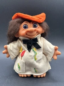 VHTF RARE Vintage Artist Felt Costume Dam Troll - Picture 1 of 14