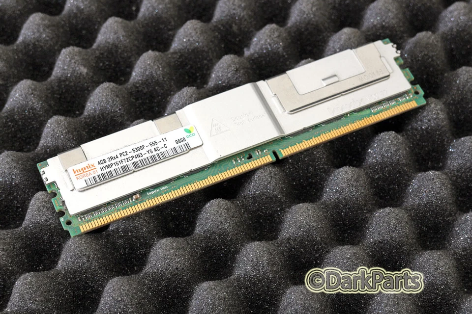 Hynix HYMP151F72CP4N3-Y5 4GB Server Memory RAM PC2-5300F-555-11 PowerEdge 2900 - Image 1 of 1