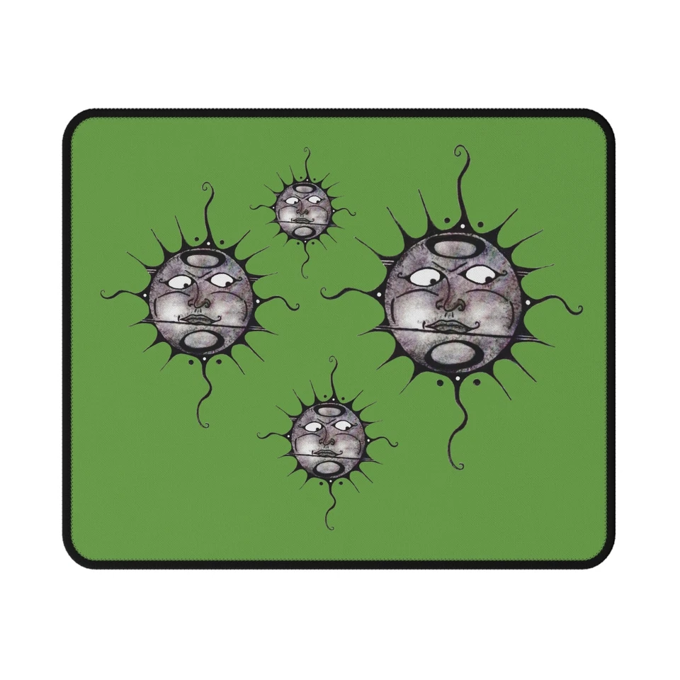 dreamcycle, green suns gaming mouse pad, colorful and a bit dark - Image 1 of 1