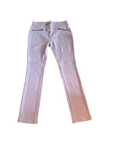Children's Place Ponte Pants Leggings Lavender Purple With Zippers Girls 16 - O - Picture 1 of 4