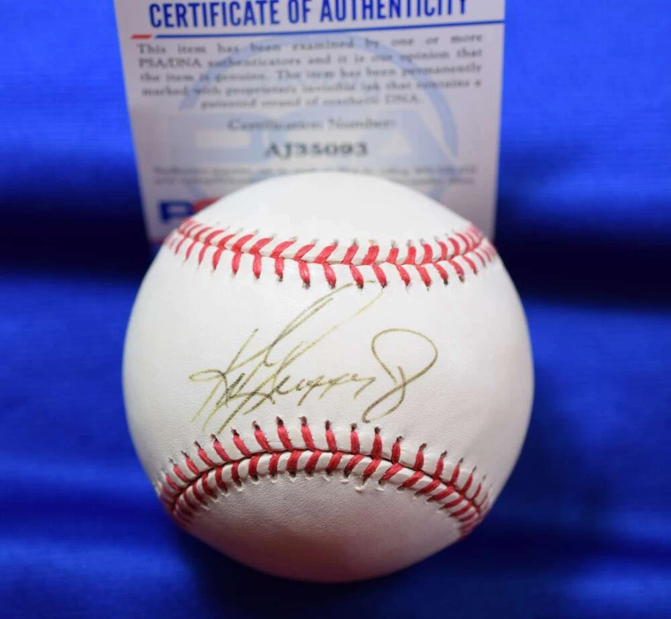Ken Griffey Jr PSA DNA Coa Autograph American League OAL Signed Baseball - Image 1 of 2