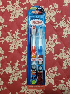Thomas & Friends Children's Toothbrush Soft Bristles ~ Brush Buddies 2 PACK - Picture 1 of 4