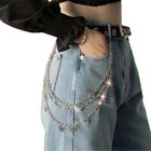 Butterfly Pant Chain Girl Three Layer Street Trouser Hiphop Waist Chain