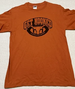 Camiseta Texas Longhorns Hombre Mediana Naranja Quemado Get Hooked Graybill 68 Camiseta - Imagen 1 de 17
