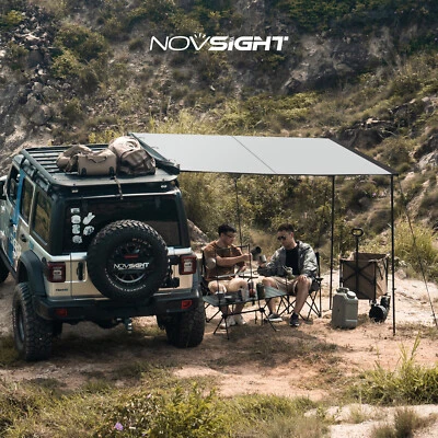 5.2X8.2' NOVSIGHT Toldo Lateral Coche SUV Techo Tienda Sombrilla para Camping Exterior Foto 1 de 4