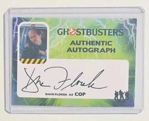 Auténtico autógrafo de los Cazafantasmas Dave Florek como policía (DF) - Imagen 1 de 2