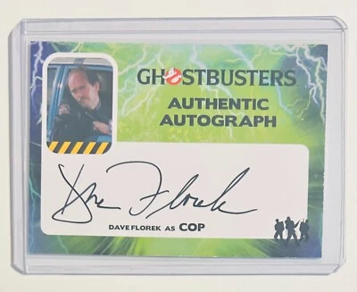 GHOSTBUSTERS Authentic Autograph Dave Florek as Cop (DF) - Image 1 of 2