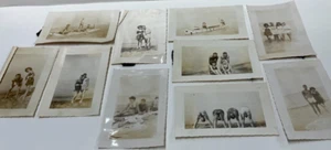 Vintage 1940s Photos Young Men Women Having Fun at the Beach, Canoe 10 photos - Bild 1 von 4