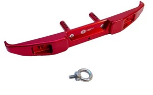 Racers Edge - Aluminum CNC Rear Bumper for Axial SCX6, Red - Picture 1 of 1