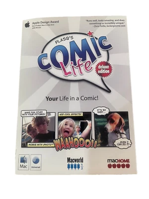VINTAGE Plasq's COMIC LIFE DELUXE EDITION 2006 / Photo Comic Creation Software - Image 1 of 4