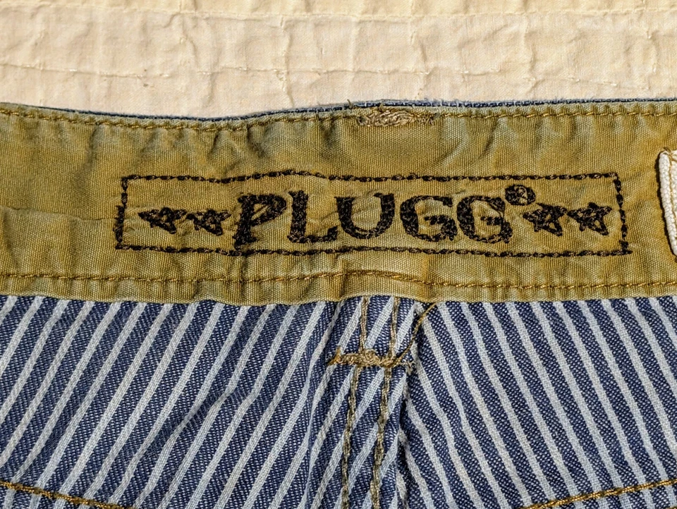 Jeans Plugg De Colección Grandes Años 90 44x32 Patinador Grunge Recto Suelto Pierna Ancha Azul Hip Hop Foto 1 de 4