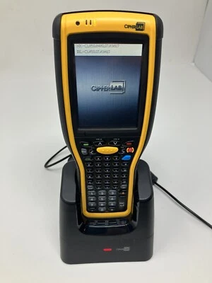 CipherLab 9700 Series Industrial Mobile Laser Barcode Scanner & Charging Cradle - Image 1 of 4