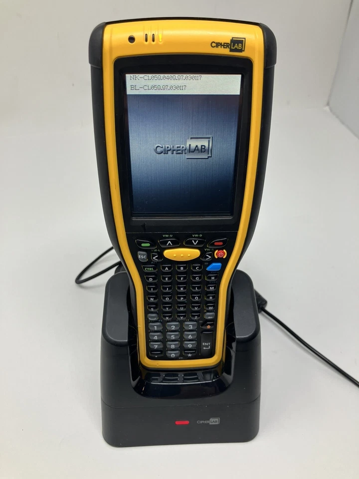CipherLab 9700 Series Industrial Mobile Laser Barcode Scanner & Charging Cradle - Image 1 of 4