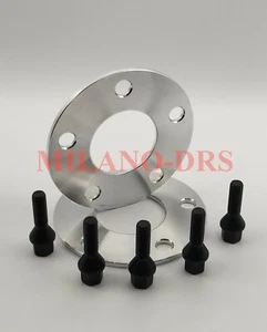2 DISTANZIALI RUOTA 5mm BMW SERIE 5 - 6 (E34-E60-E61-E63-E64) + BULLONI BLACK - Imagen 1 de 1