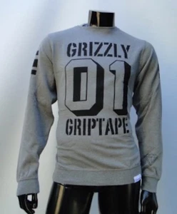 BOWL 01 GRIZZLY GRIPTAPE ROYAL CREWNECK PULLOVER MENS MEDIUM - Picture 1 of 3