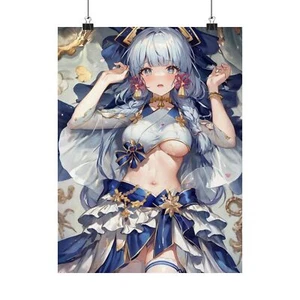 Anime Waifu Poster, Matte Vertical Wall Art Print for Anime Fans, Bedroom Decor, - Picture 1 of 21