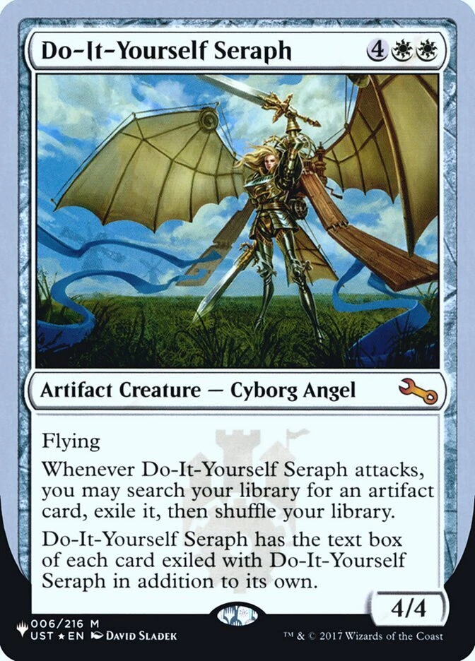 Magic the Gathering (mtg): UPLIST: Do-It-Yourself Seraph - Mythic - Foil - Image 1 of 1