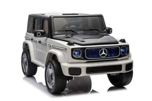 Veicolo per bambini - auto elettrica "Mercedes EQG AMG"12V9AH batteria,4 motori,pelle,EVA - Foto 1 di 8