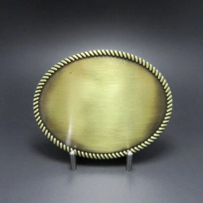 PIRATE OUTFITTERS Buckle Western Rope, antik Messing, Vintage Style, Gürtelschnalle