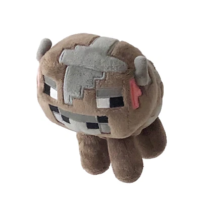 Authentic Jinx Minecraft 6” Baby Cow Plush Mojang Stuffed Animal Free Ship Clean - Image 1 of 4