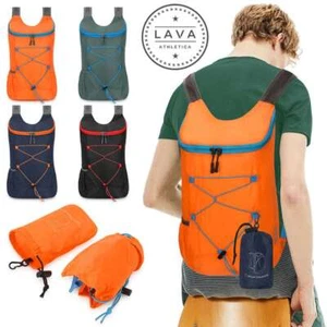 Durable Lightweight Packable Backpack Water Resistant Travel Daypack Foldable - Picture 1 of 16