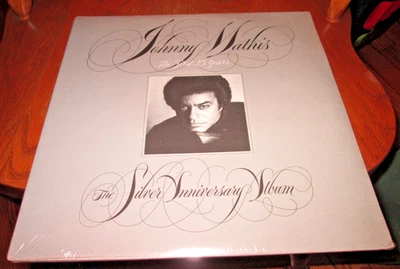 JOHNNY MATHIS SILVER ANNIVERSARY ALBUM 2 LP SET SEALED US VINYL GREATEST HITS - Image 1 of 2