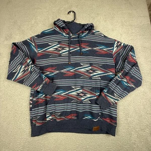 Ariat Chimayo Collection Pullover Hoodie Southwestern Aztec Print Mens Large - Picture 1 of 10
