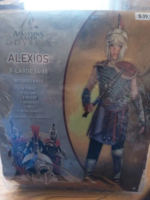 Disfraz de Gladiador Romano Assassins Creed Alexios Niño Talla XL 14-16 Foto 1 de 4