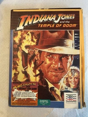 Indiana Jones And The Temple Of Doom – Commodore Game - Image 1 of 3