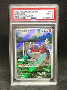 KORAIDON SVI ETB-KORAIDON 2023 POKÉMON SVP EN PSA 8 CASI NUEVO-COMO NUEVO - Imagen 1 de 2