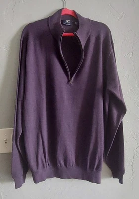 Cutter& Buck Sweater Pullover Men Size 2XT,MERINO WOOL LANE  and Acrylic... - Image 1 of 4