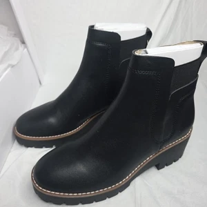 Blondo Mujer Danika Impermeable Bota al Tobillo - Cuero Negro Talla 7 Nuevo (BUC) - Imagen 1 de 7