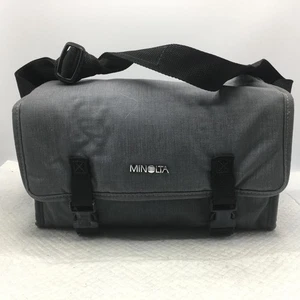 Vintage Minolta Padded Camera Photo Gear Camcorder Bag - Gray - Picture 1 of 3