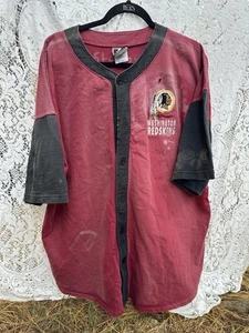 Vintage 90s Washington Redskins Shirt Sweat Jostens NFL XL large Custom Oversize - Bild 1 von 12