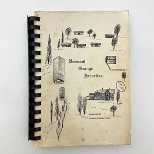 Vermont Grange Favorites Vermont State Grange Brookfield VT Cookbook 1979 - Imagen 1 de 20