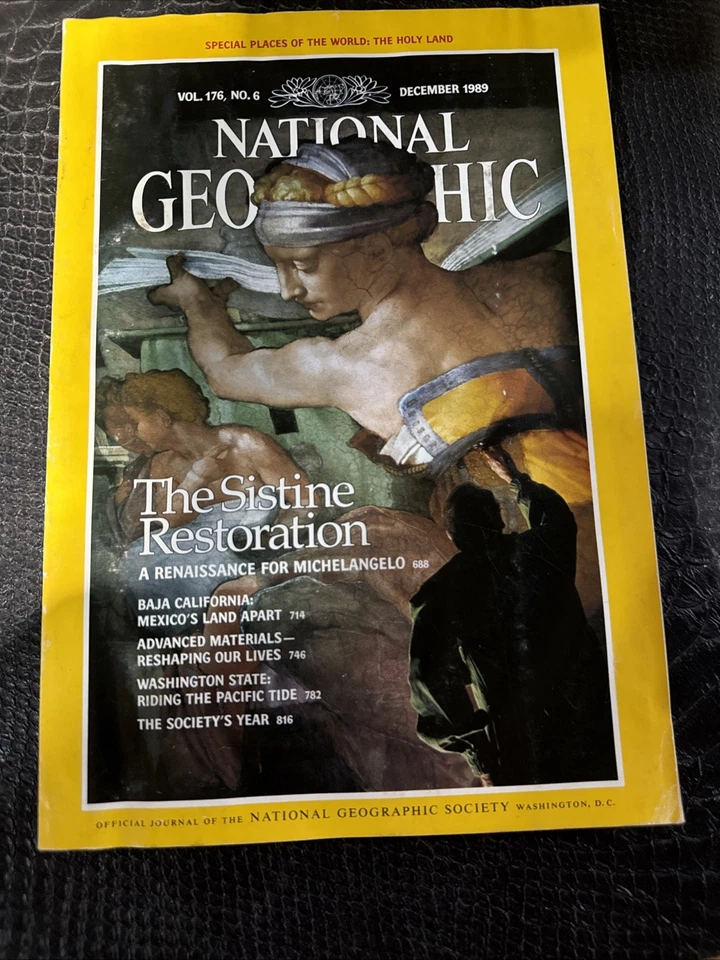 National Geographic Magazine December 1989 The Sistine Restoration - Image 1 of 1