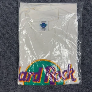 Vintage 90’s Hard Rock Cafe Las Vegas T-Shirt Adult M White Logo Official - Picture 1 of 3