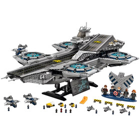 LEGO Marvel: The SHIELD Helicarrier (76042) No Box, Unopened bags, All Minifigs