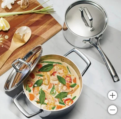 Tramontina 4-piece Tri-Ply Clad Sauce Pan Set