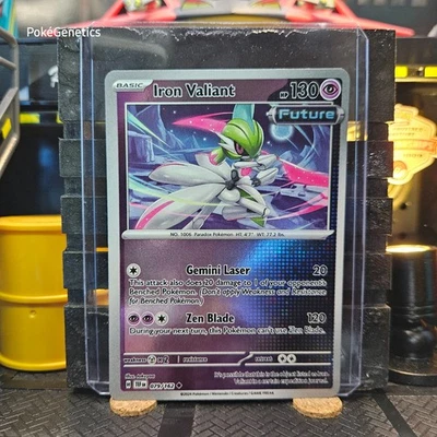 Iron Valiant Temporal Forces Reverse Holo Pokémon TCG 079/162 SV05 Uncommon - Image 1 of 4