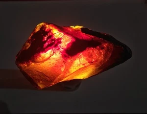 ¡¡INCREÍBLES AMONITAS!! ÁMBAR TRANSPARENTE ÁSPERO DE SUMATERA, INDONESIA, 48MM - Imagen 1 de 7