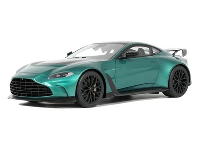 2023 ASTON MARTIN VANTAGE V12 BRITISH RACING GREEN 1/18 CAR BY GT SPIRIT GT922 - Image 1 of 4