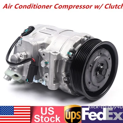 Compresor de aire acondicionado con embrague 7SEU16C para BMW 325i 328i 330i 2006-2013  Foto 1 de 4