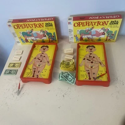 Milton Bradley Company - 1965 Operation Skills Game - 2 Sets - View Des For More - Image 1 of 4