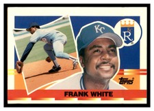 1990 Topps Big #105 FRANK WHITE Kansas City Royals ~C3U