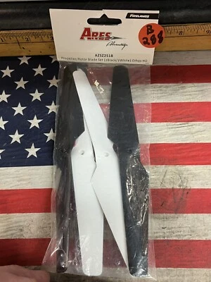 Ares AZSZ2518 Propeller/Blade Set{2Nlack/2White}:Ethos HD NewInPack 🇺🇸Shipped - Image 1 of 4