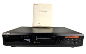 Sony MiniDisc Deck Recorder Player w/ Manual Model No. MDS-JE330 Excellent Cond. - Picture 1 of 23